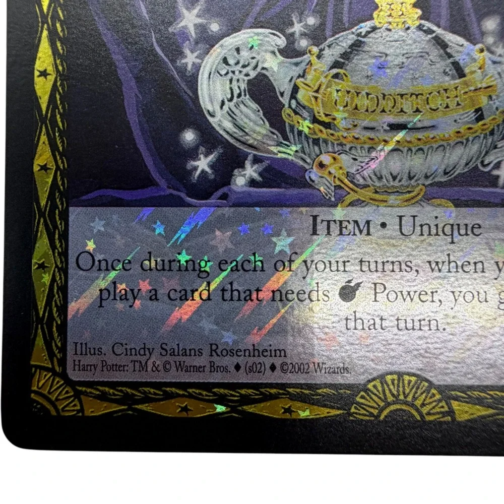 Harry Potter TCG Quidditch Cup 23/80 Rare Foil WotC 2002 Card Excellent